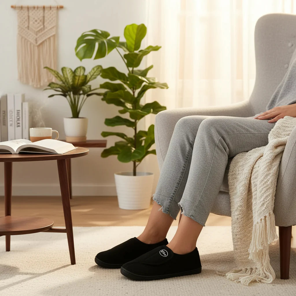 Women's Warm Fleece-Lined House Slippers