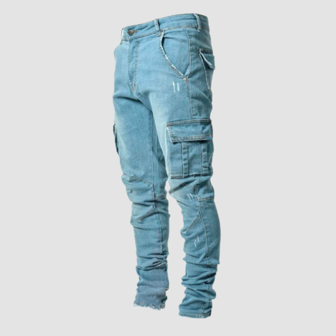 Men’s Slim Fit Cargo Jeans