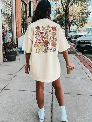 T-shirt léger pour femme | T-shirt doux à col rond