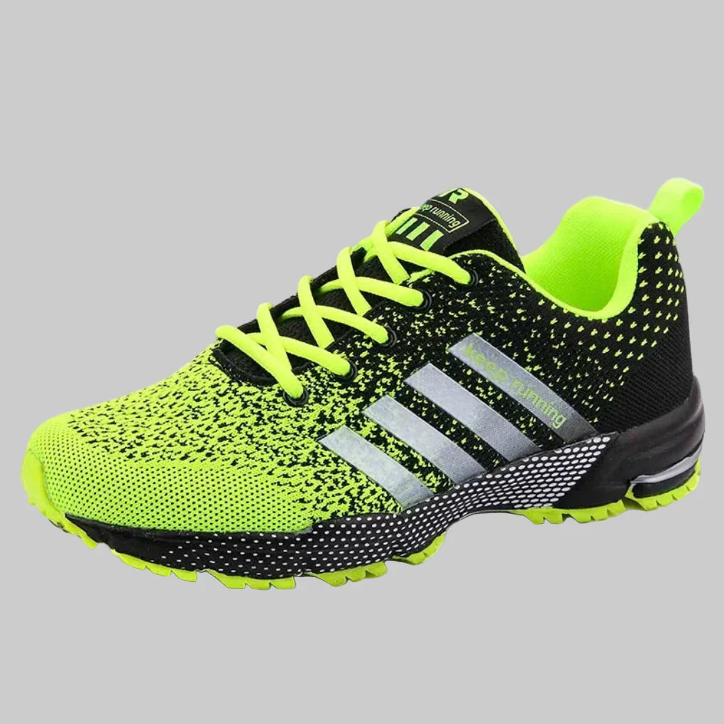 Men's Mesh Running Trainers with Reflective Stripes