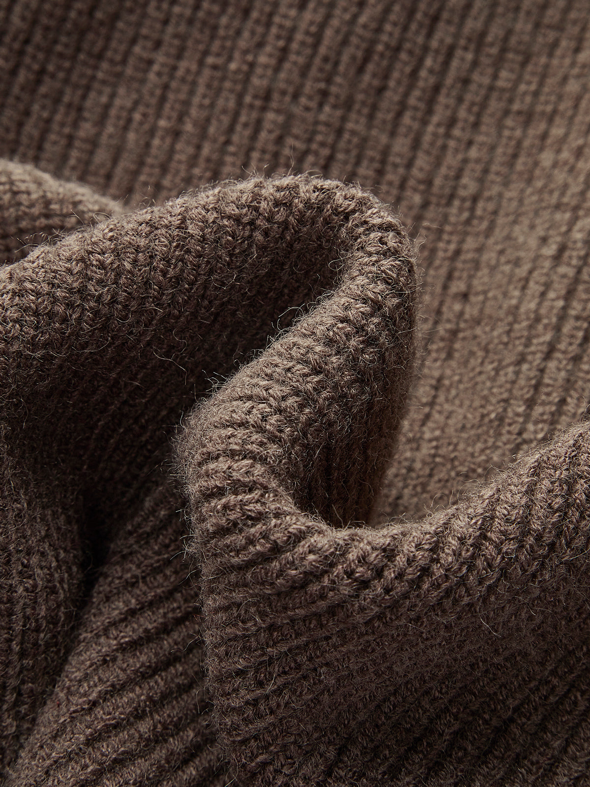 Women's Ribbed Knit Sweater | Layered Collar Detail