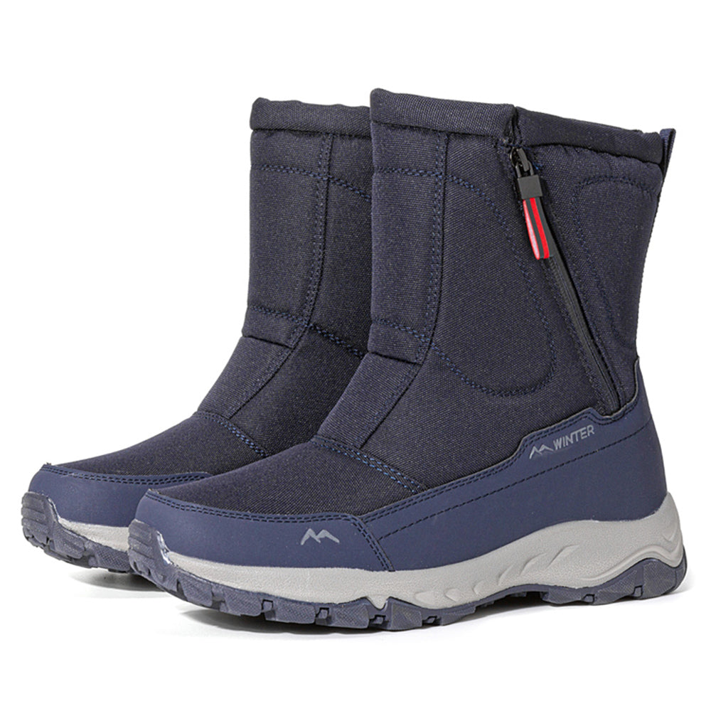 Women's Waterproof Winter Snow Boots with Side Zip