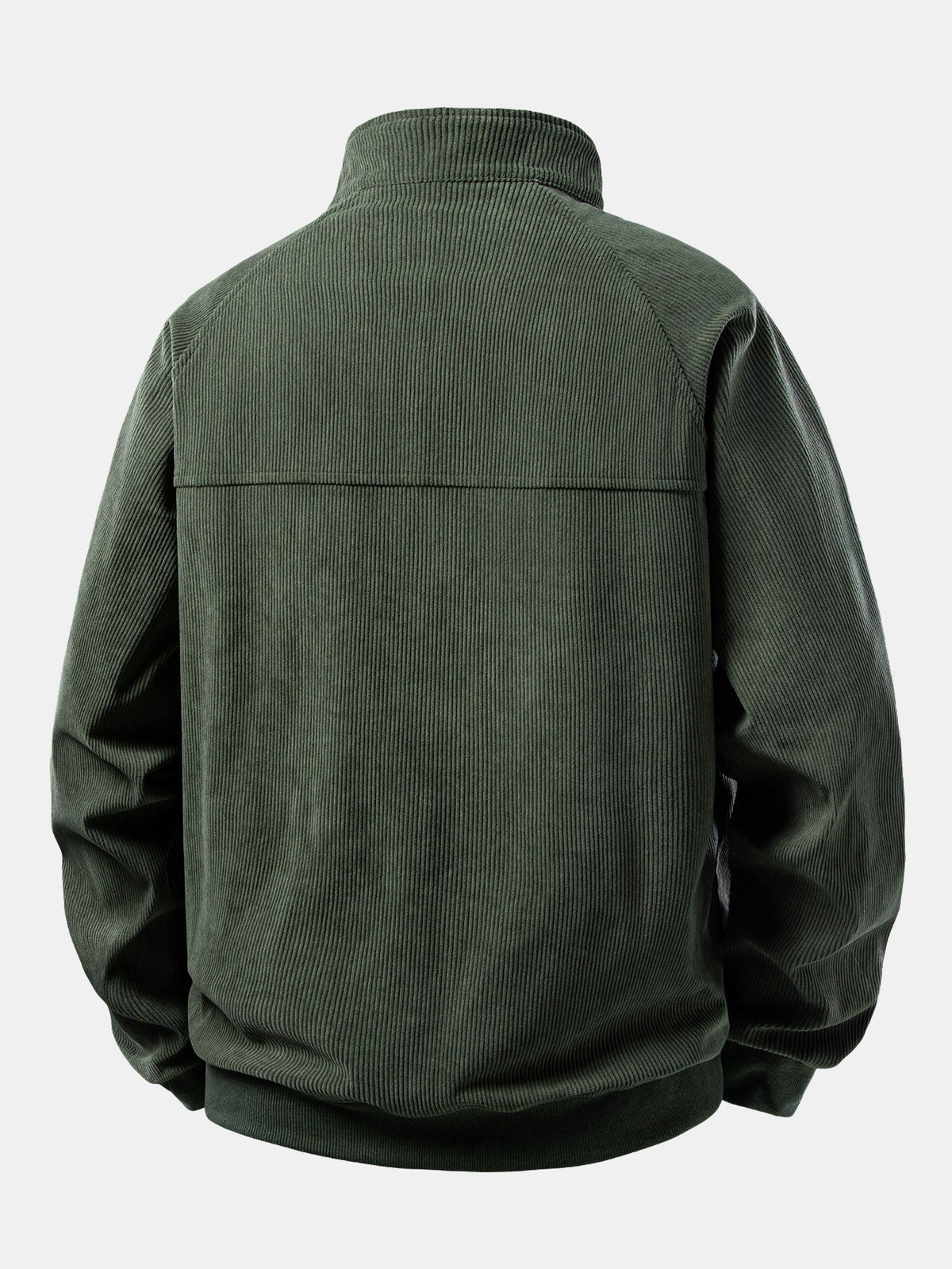Men's Ribbed Quarter Zip Sweatshirt