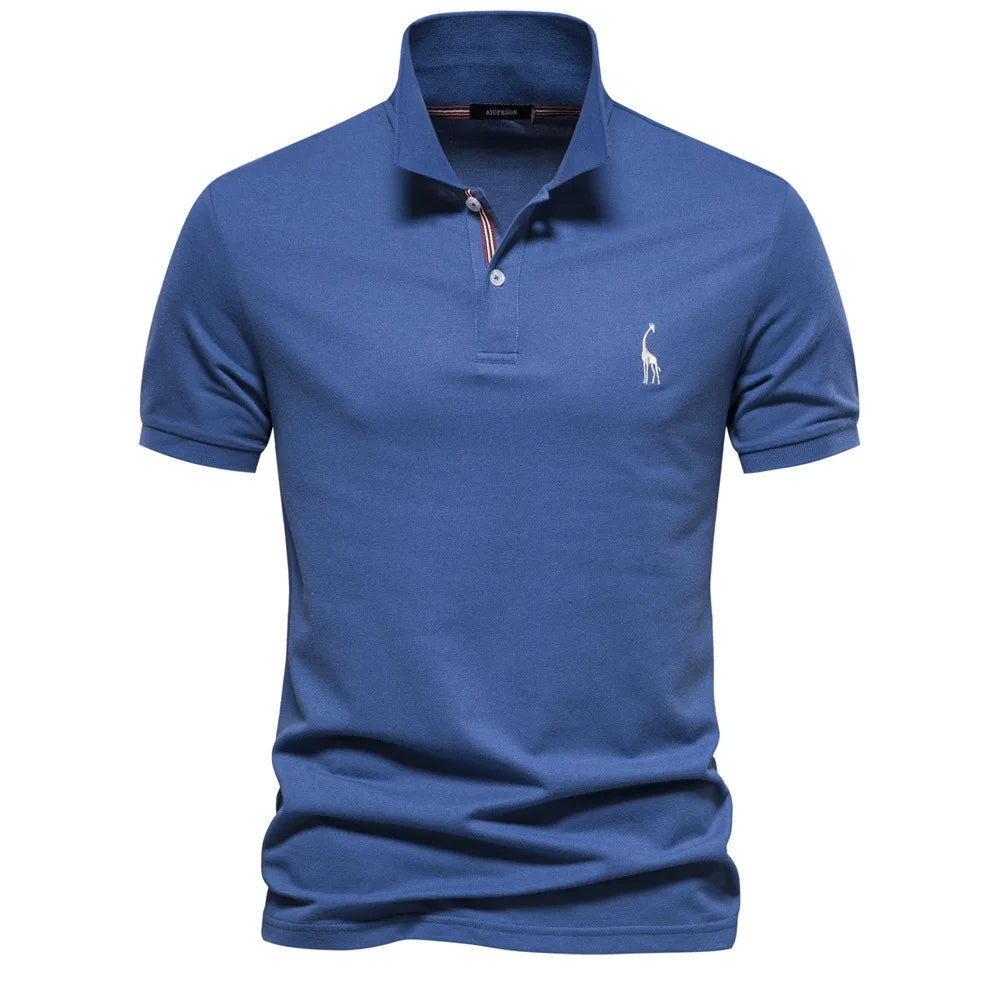 Men's Cotton Blend Polo Shirt