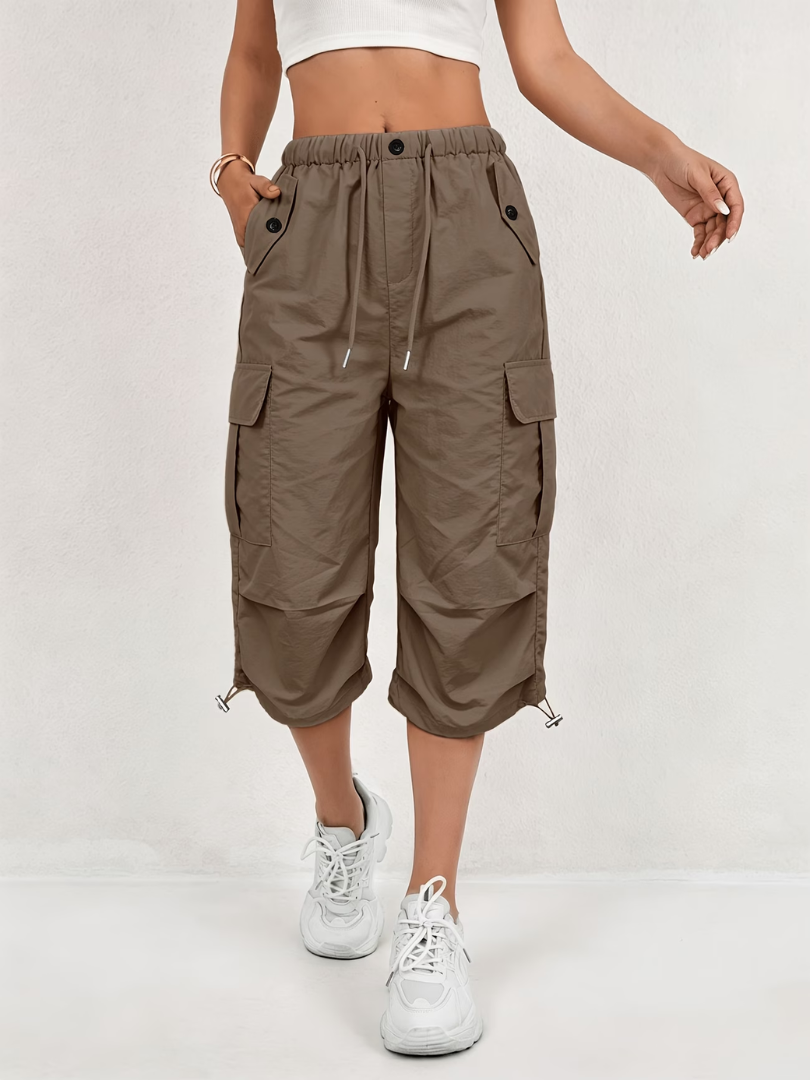 Women's Lightweight Cargo Cropped Trousers