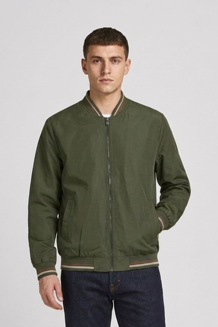 Blouson bomber léger pour homme | Veste décontractée zippée