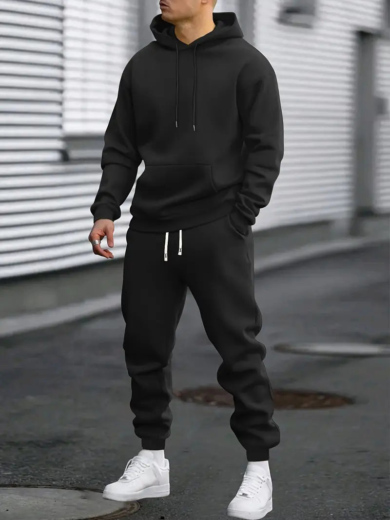 Men's Hoodie and Jogger Tracksuit Set