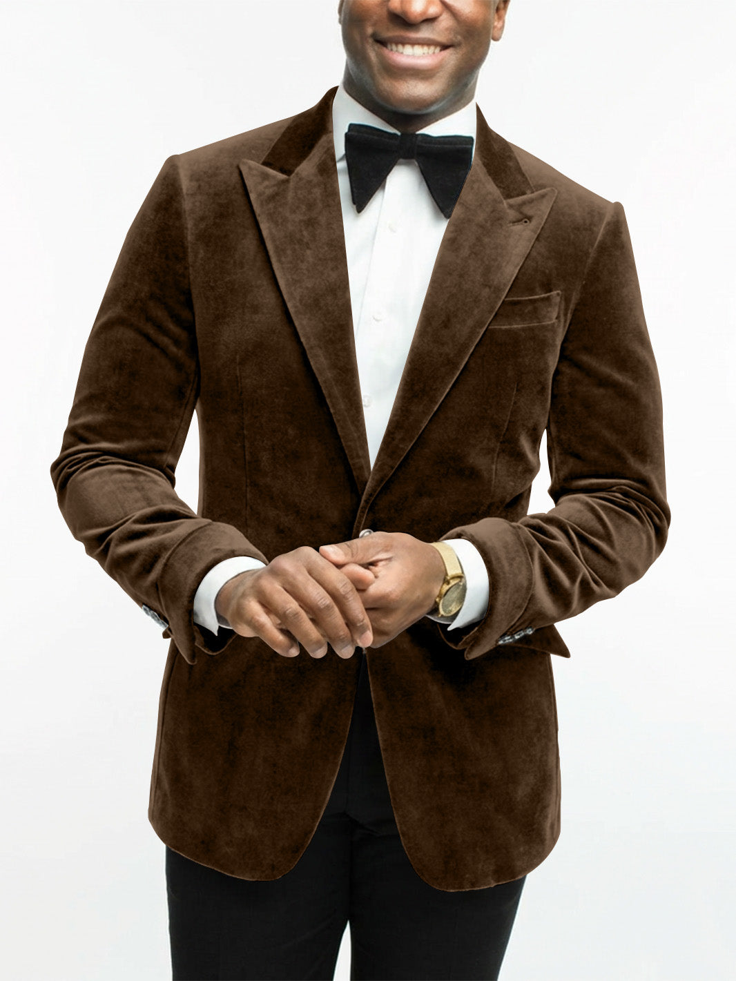 Velvet Dinner Jacket with Shawl Lapel