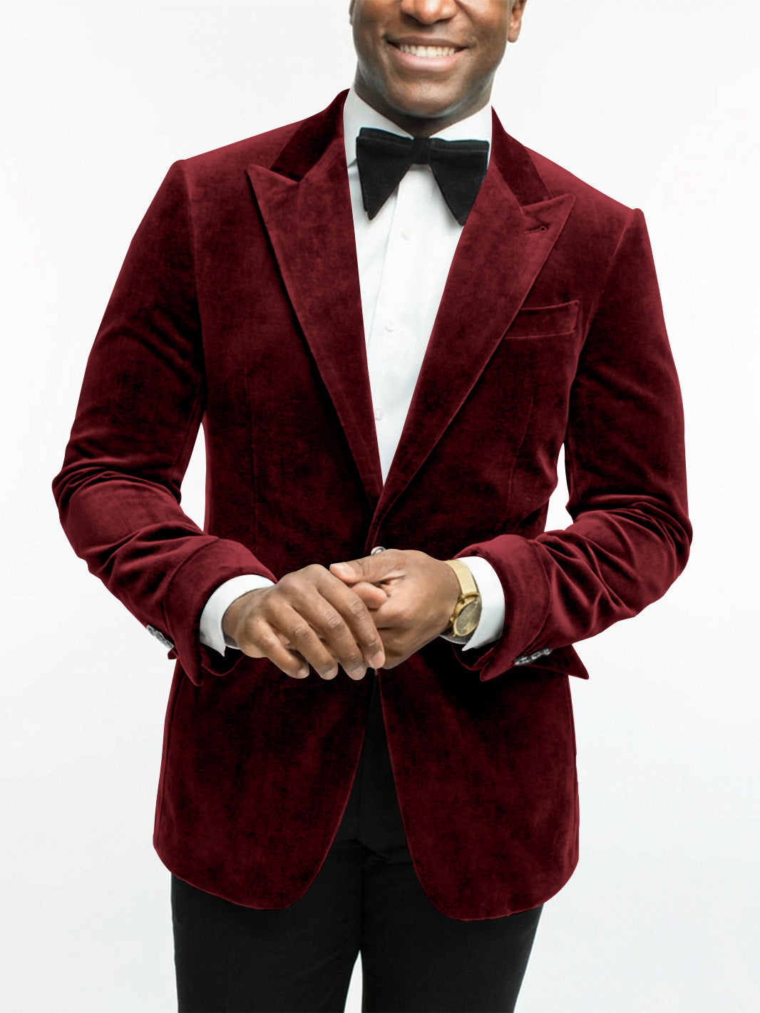 Velvet Dinner Jacket with Shawl Lapel