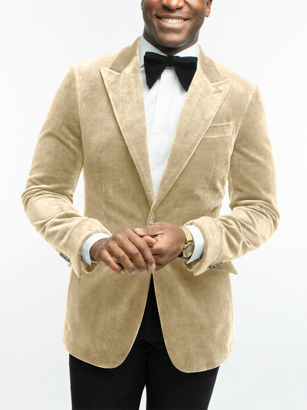 Velvet Dinner Jacket with Shawl Lapel