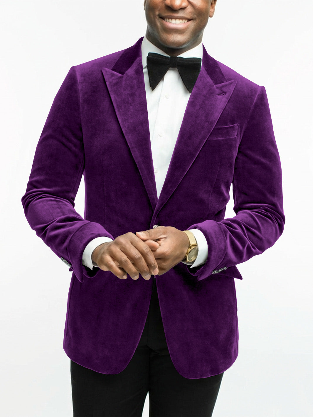 Velvet Dinner Jacket with Shawl Lapel