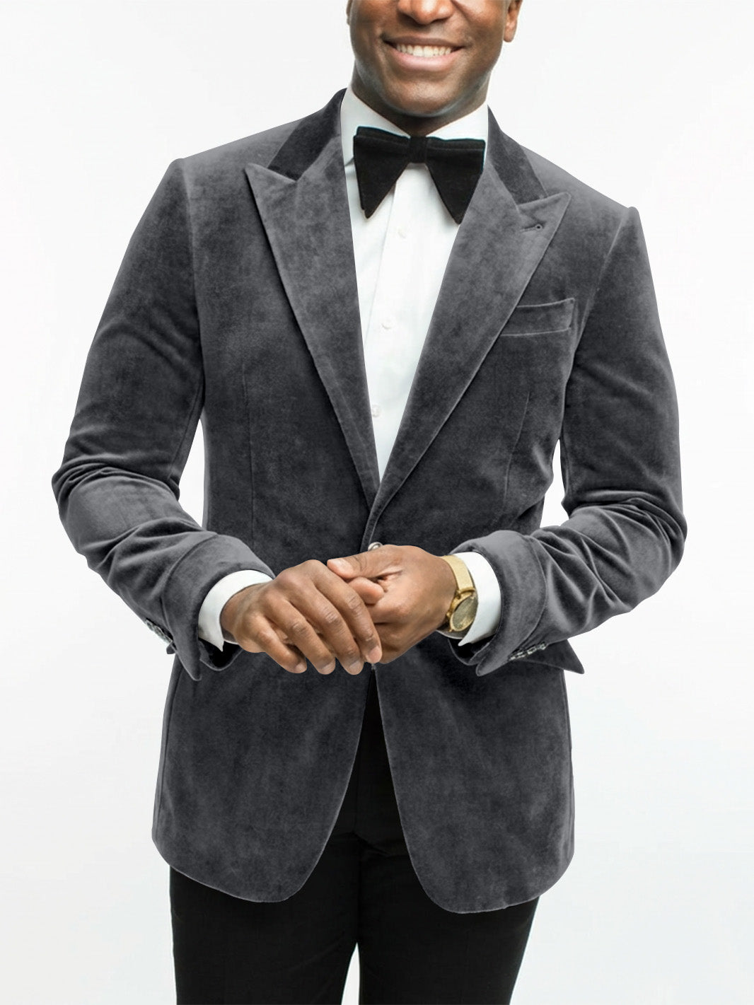 Velvet Dinner Jacket with Shawl Lapel