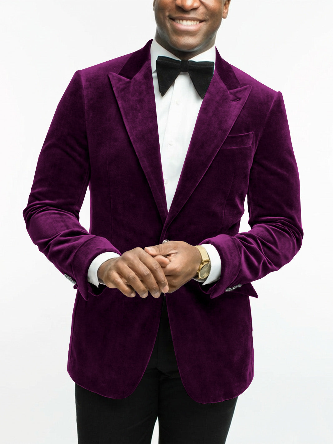 Velvet Dinner Jacket with Shawl Lapel