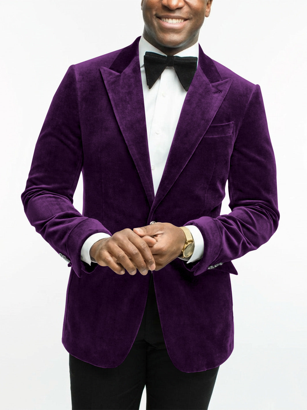 Velvet Dinner Jacket with Shawl Lapel