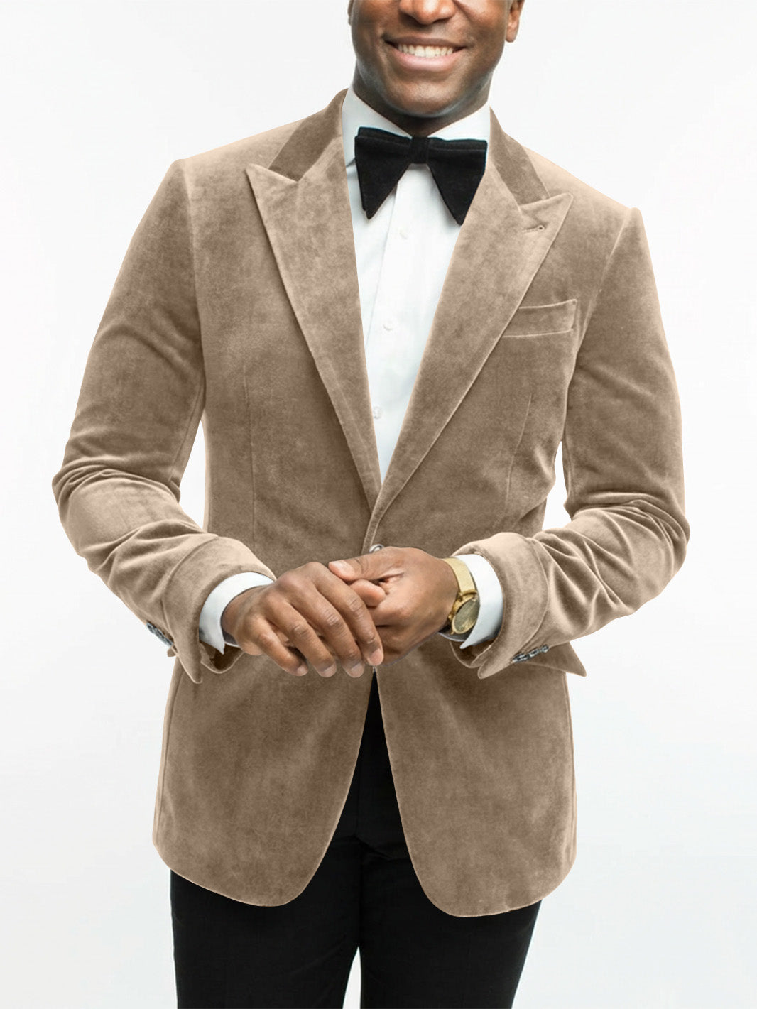 Velvet Dinner Jacket with Shawl Lapel