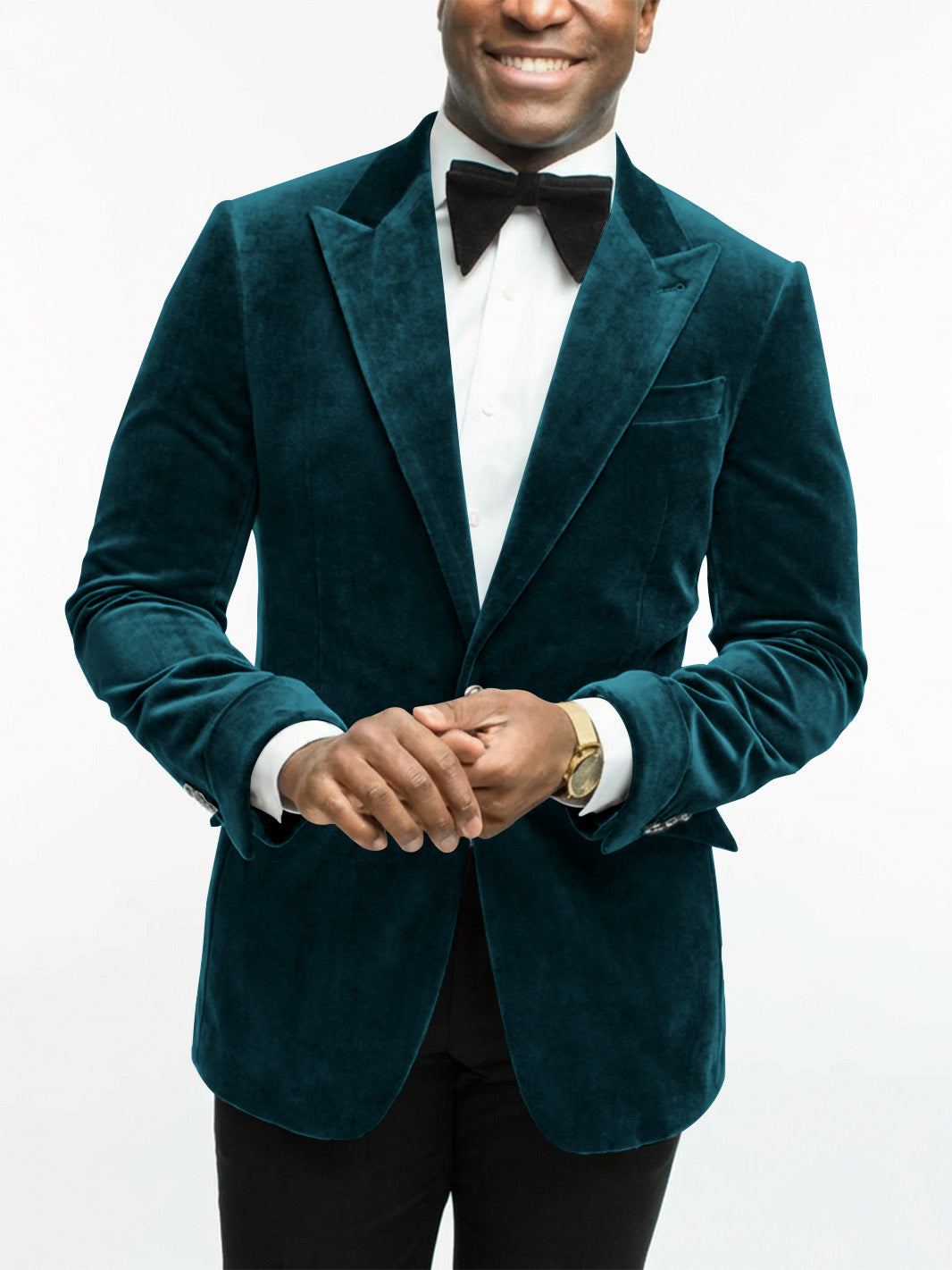 Velvet Dinner Jacket with Shawl Lapel