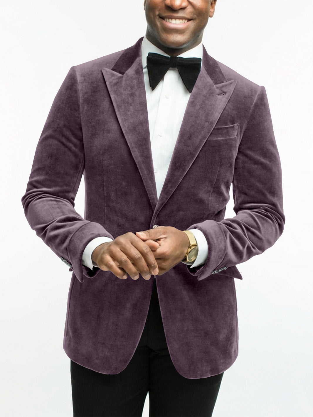 Velvet Dinner Jacket with Shawl Lapel