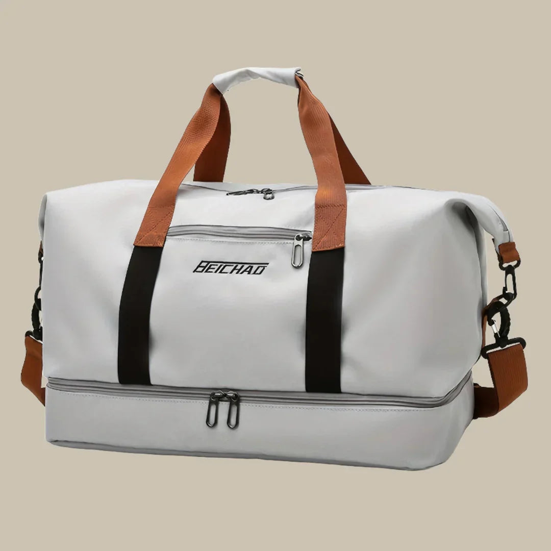 Travel Duffel Bag with Shoe Compartment