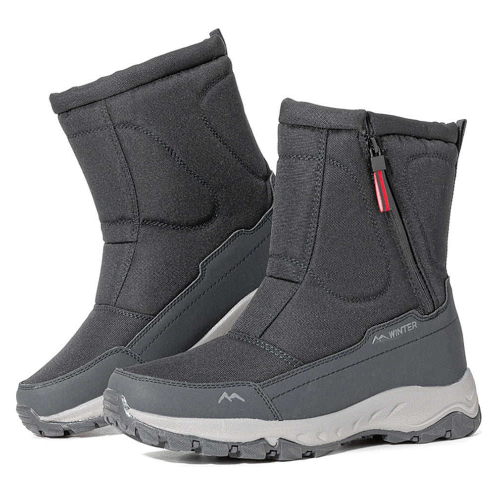Women's Waterproof Winter Snow Boots with Side Zip