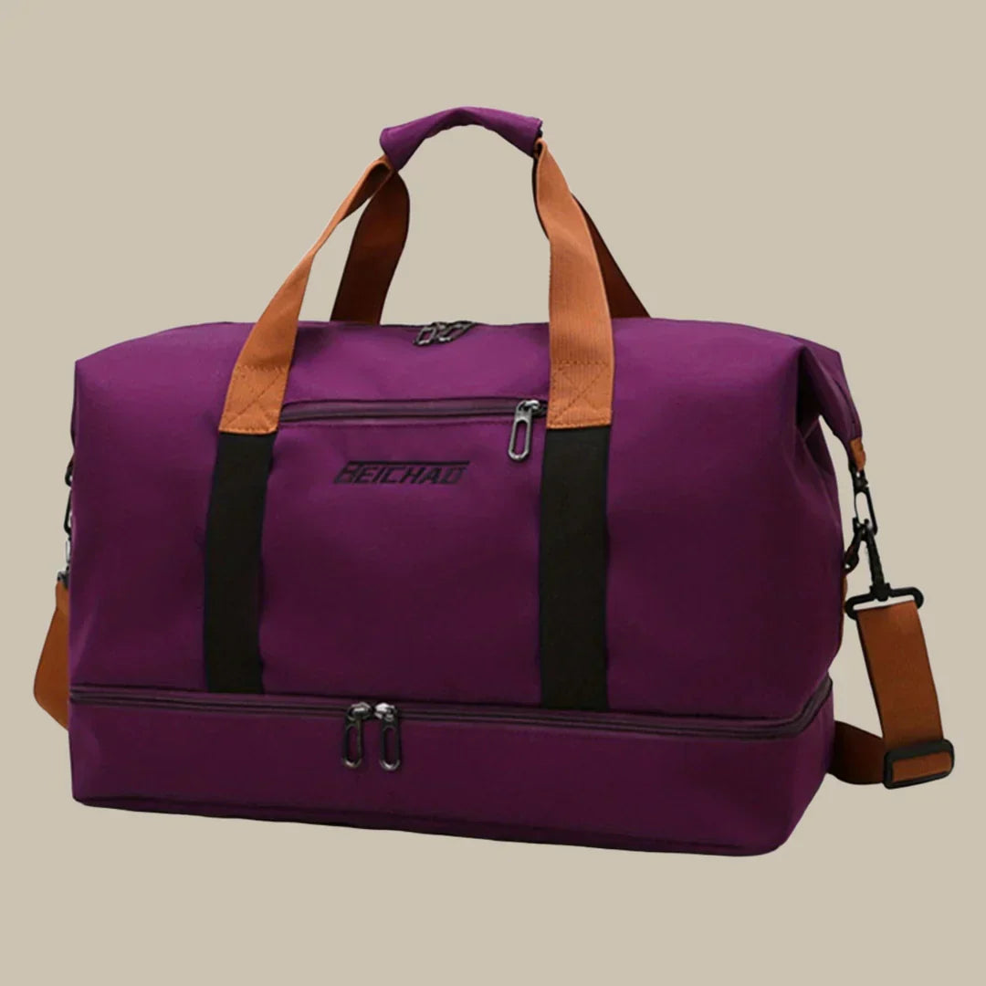 Travel Duffel Bag with Shoe Compartment