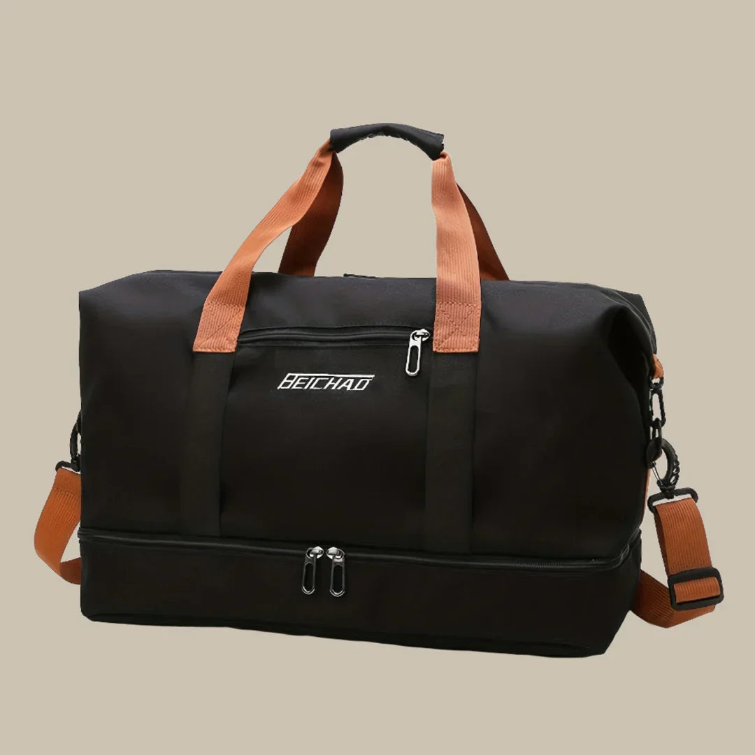 Travel Duffel Bag with Shoe Compartment
