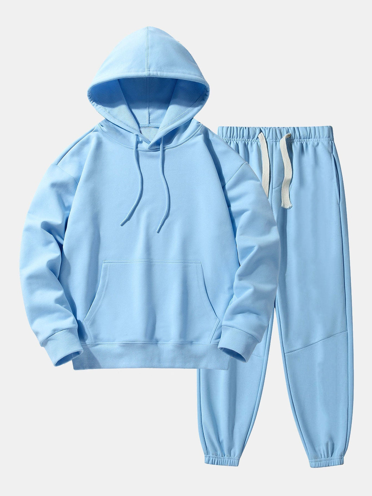 Men's Relaxed Hoodie and Jogger Tracksuit Set