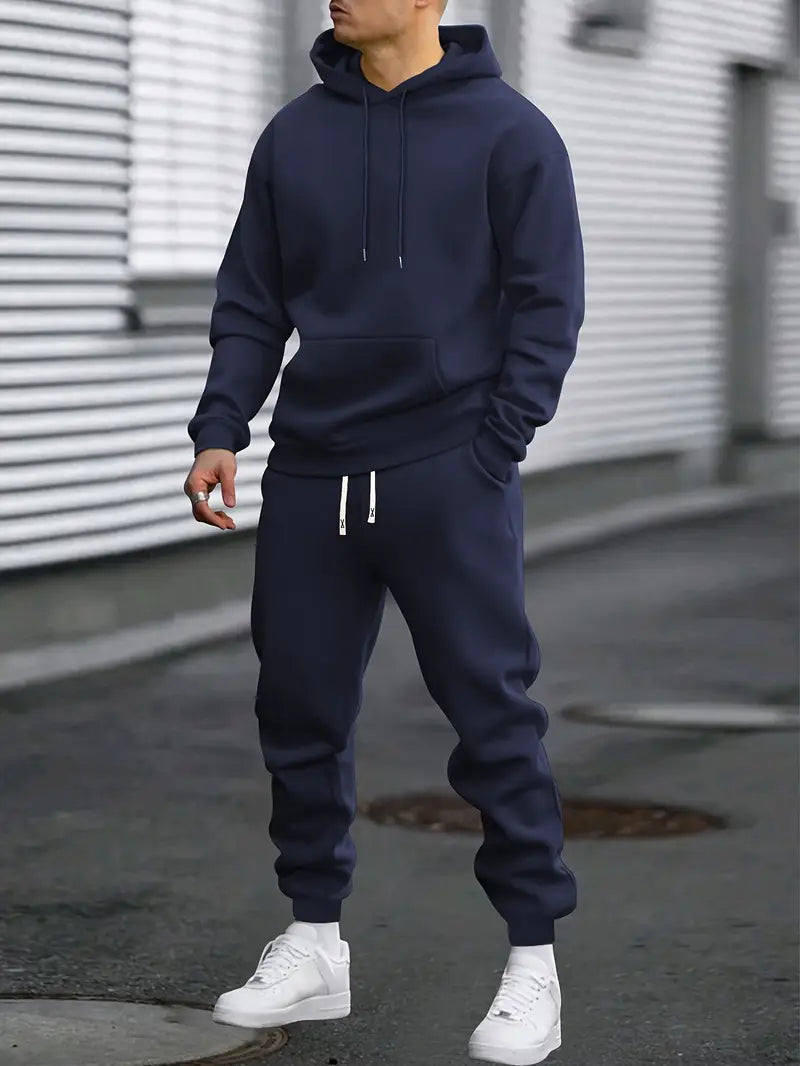 Men's Hoodie and Jogger Tracksuit Set
