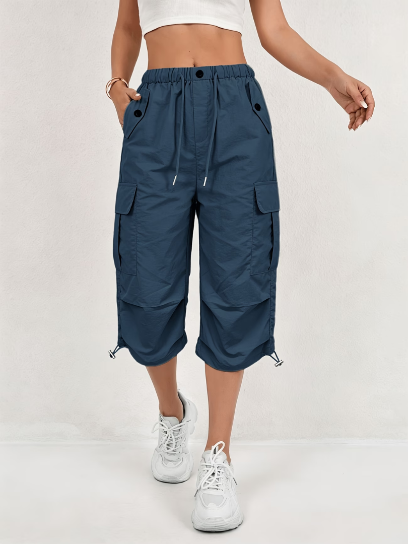 Women's Lightweight Cargo Cropped Trousers