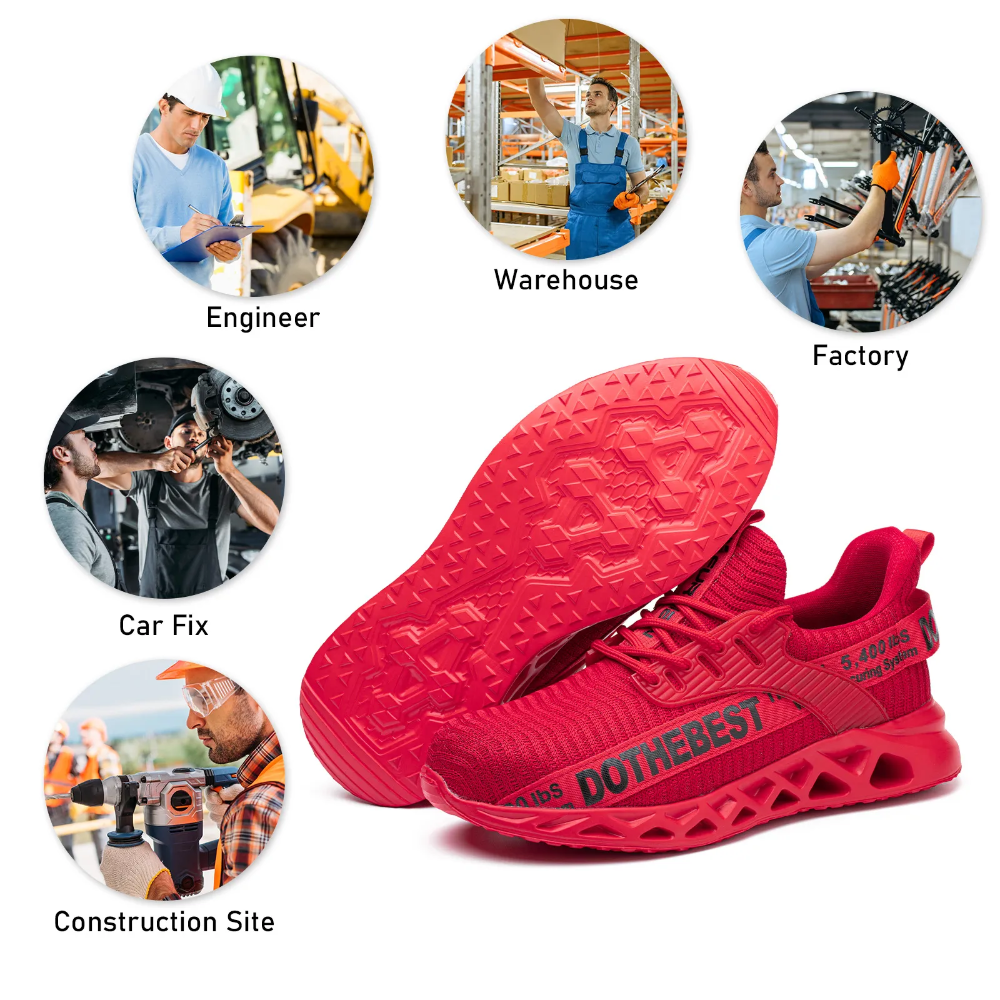 Men's Lightweight Steel Toe Safety Trainers