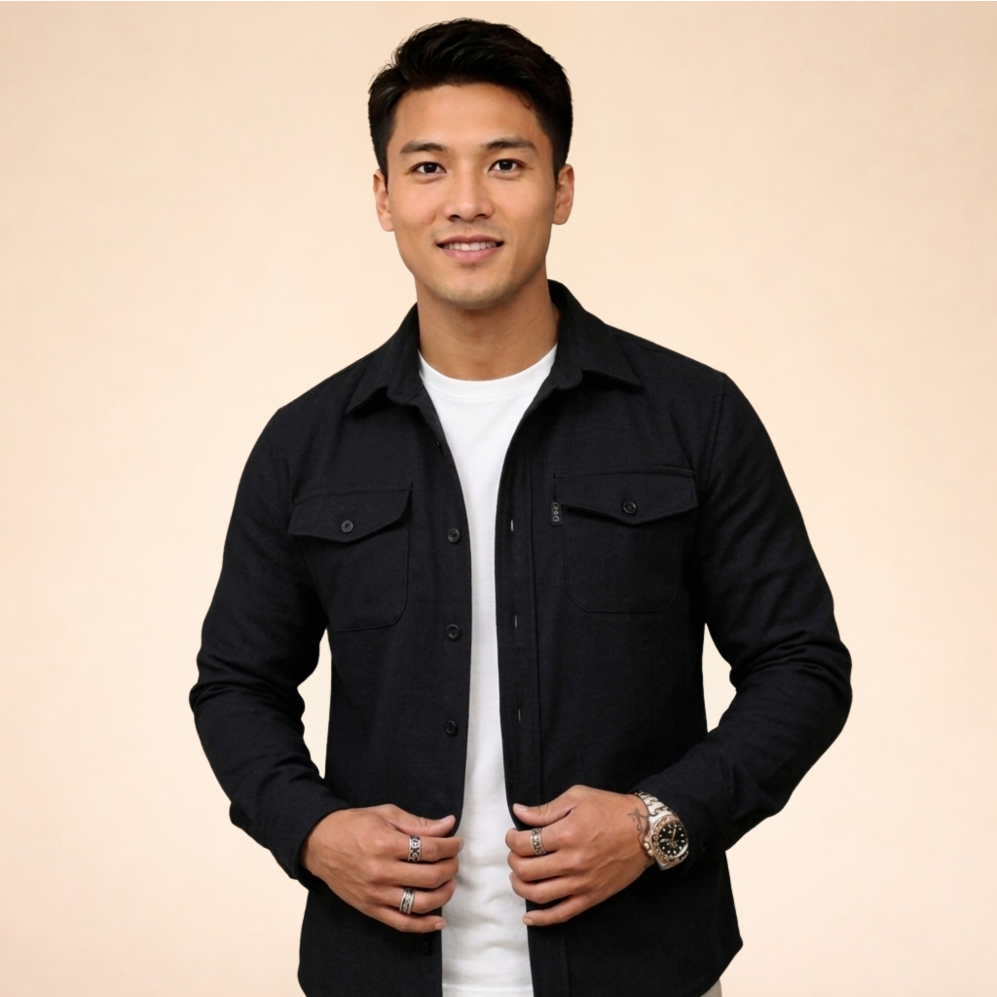 Men's Casual Overshirt Jacket