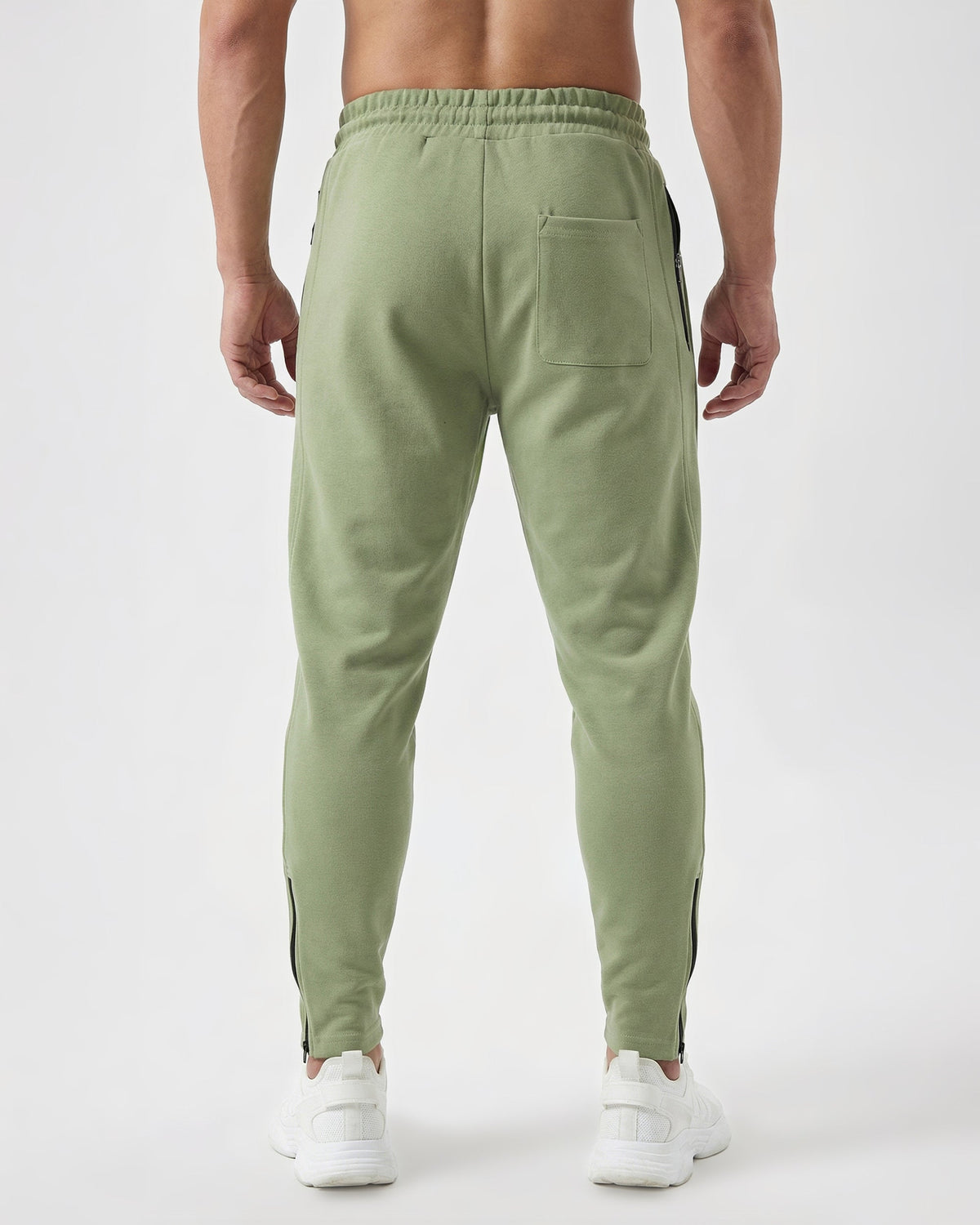 Men's Tapered Joggers with Zip Pockets