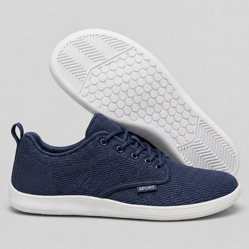Men's Lightweight Mesh Lace-Up Trainers