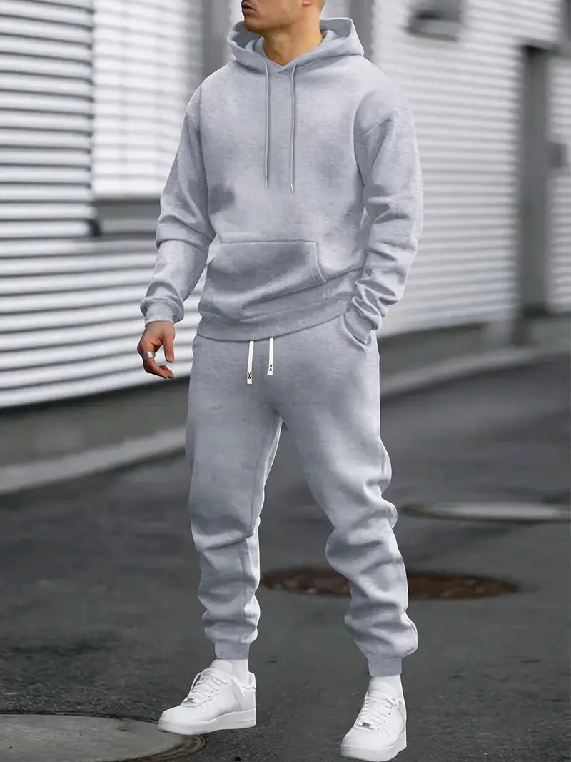 Men's Hoodie and Jogger Tracksuit Set