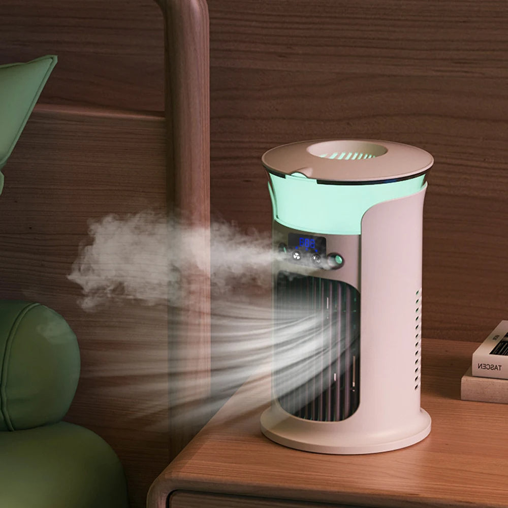 Air Cooler with Humidifier and LED Display