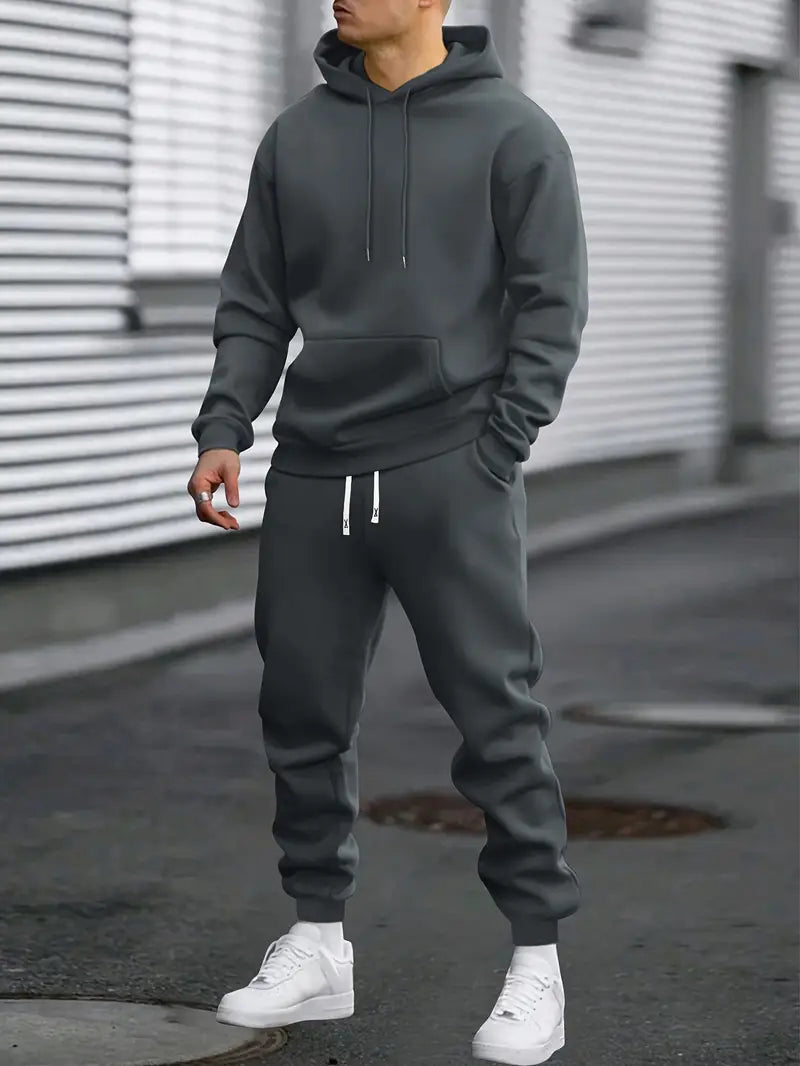 Men's Hoodie and Jogger Tracksuit Set