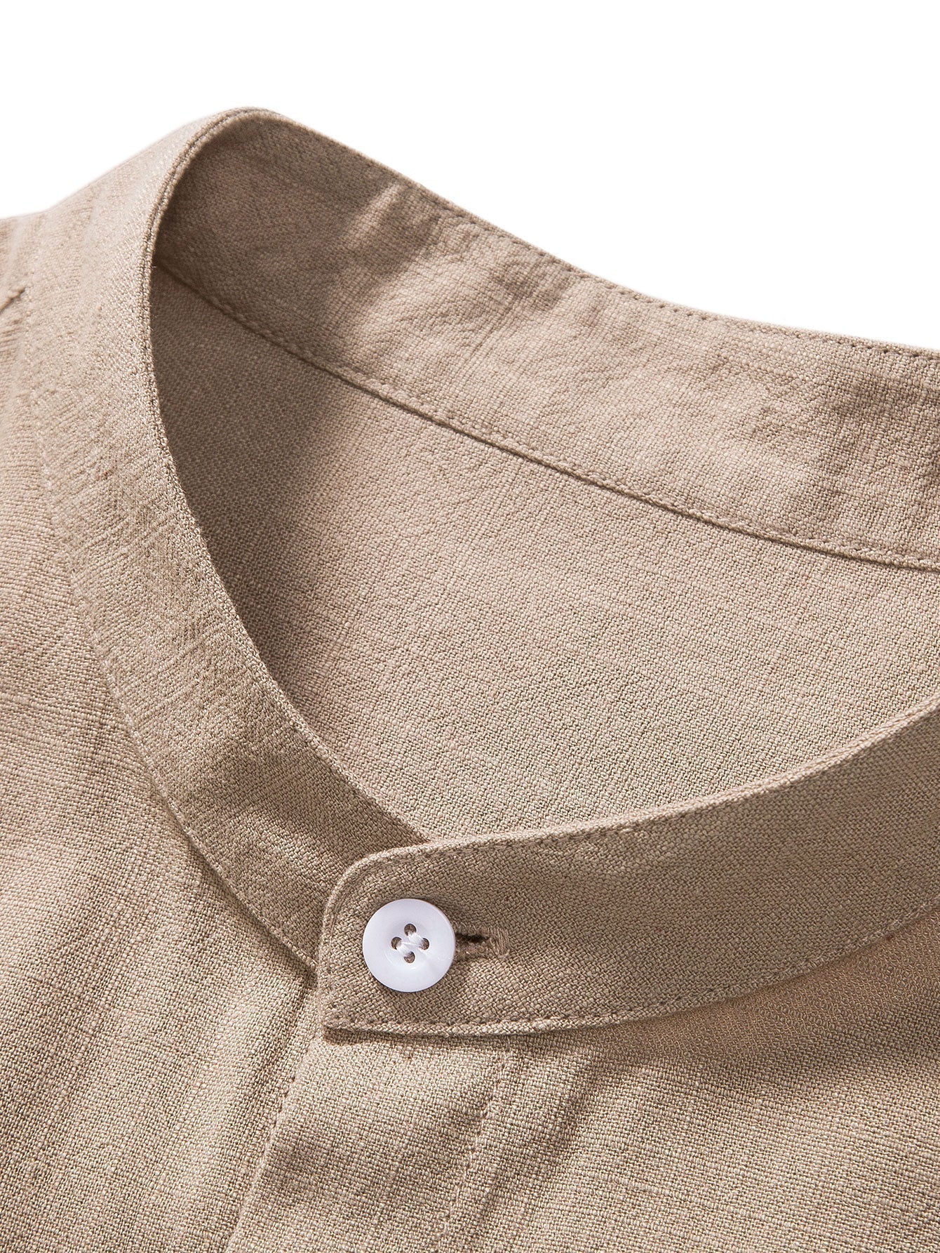 Linen Shirt and Trousers Co-Ord Set with Short Sleeves