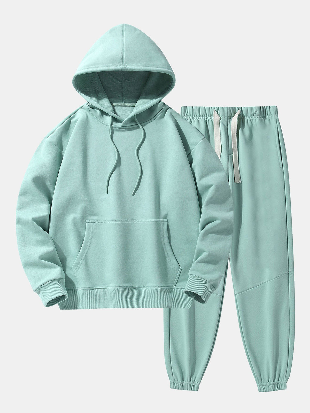 Men's Relaxed Hoodie and Jogger Tracksuit Set