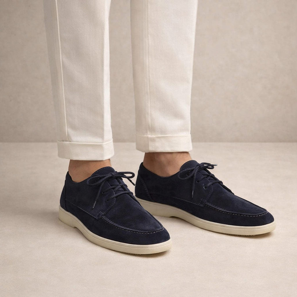 Men's Suede Lace-Up Smart Casual Shoes