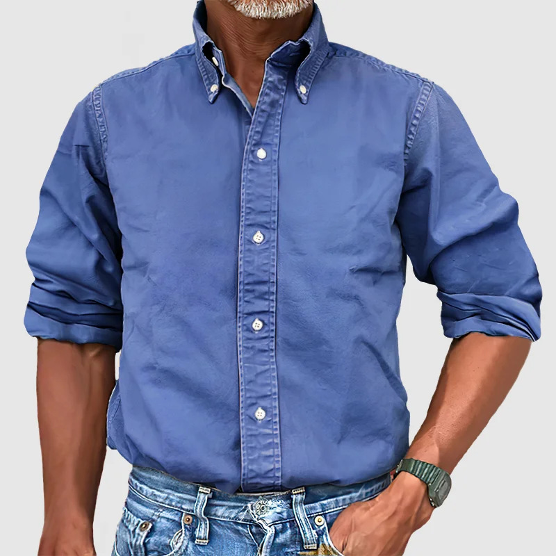 Men's Casual Button Down Oxford Shirt