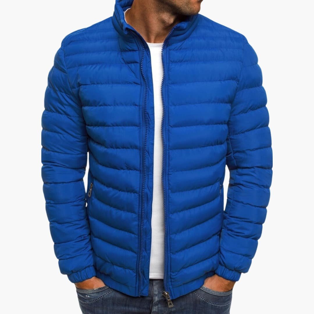 Doudoune légère pour homme à col montant