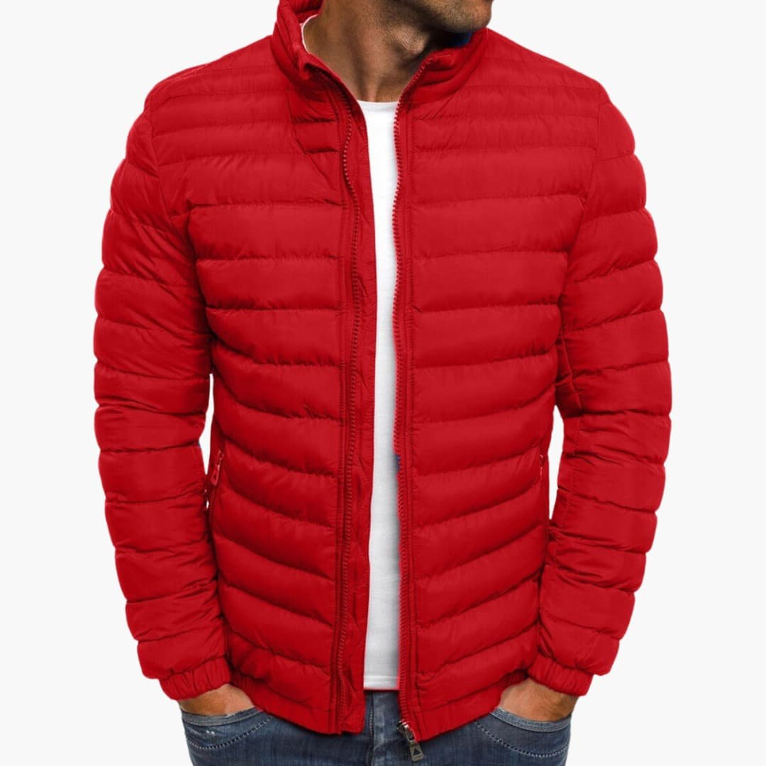 Doudoune légère pour homme à col montant