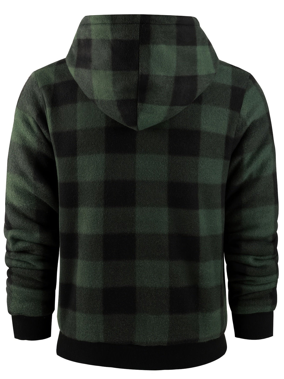 Veste légère zippée à capuche pour femme | Surchemise à carreaux