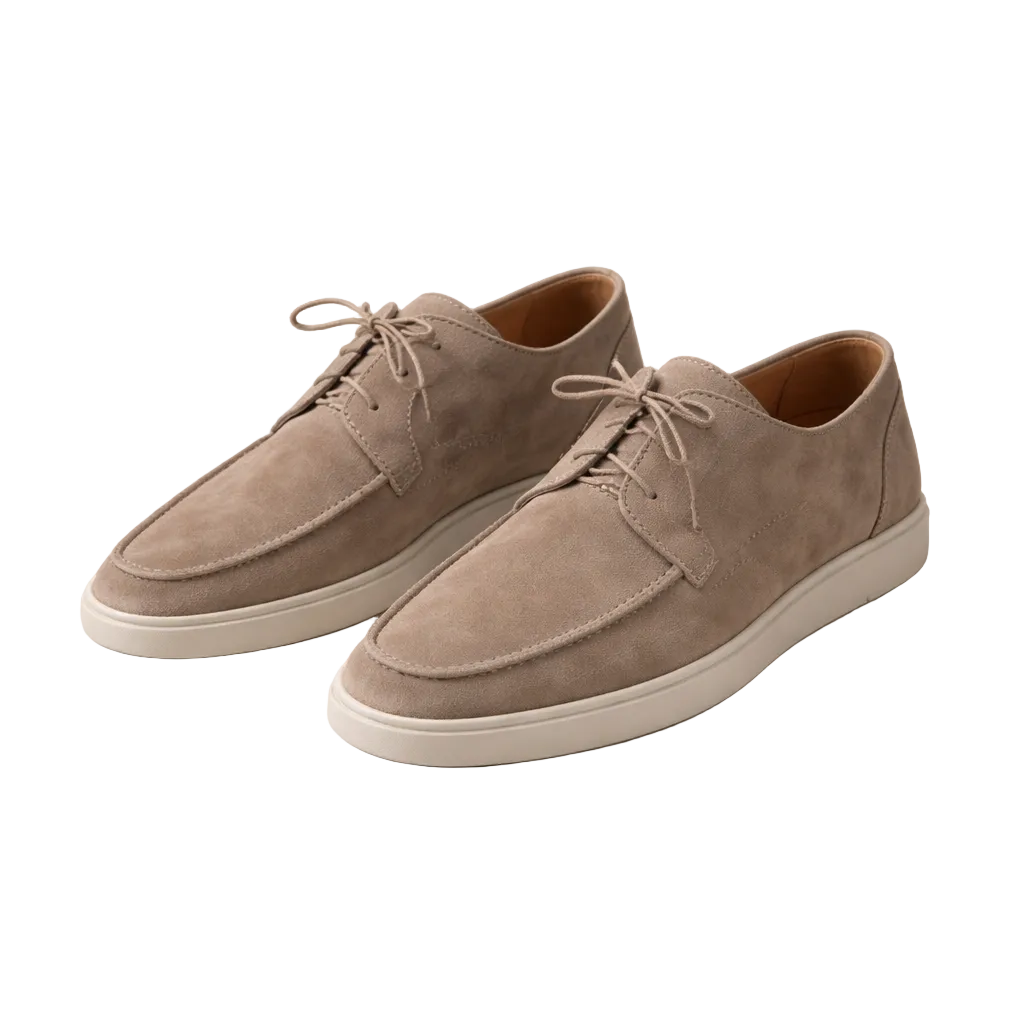 Men's Suede Lace-Up Smart Casual Shoes