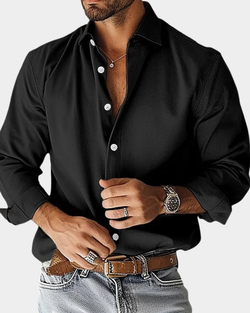 Men's Long Sleeve Smart Casual Shirt