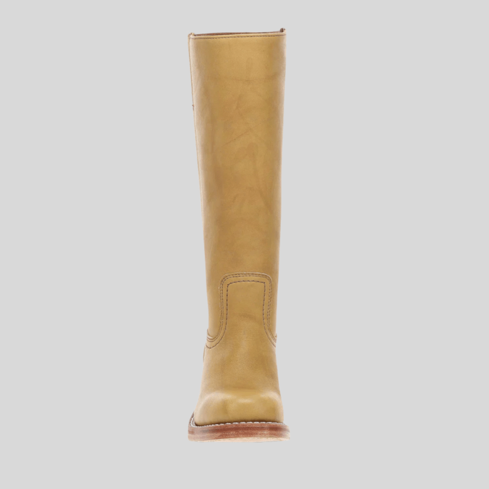 Women’s Knee-High Riding Boots with Low Block Heel