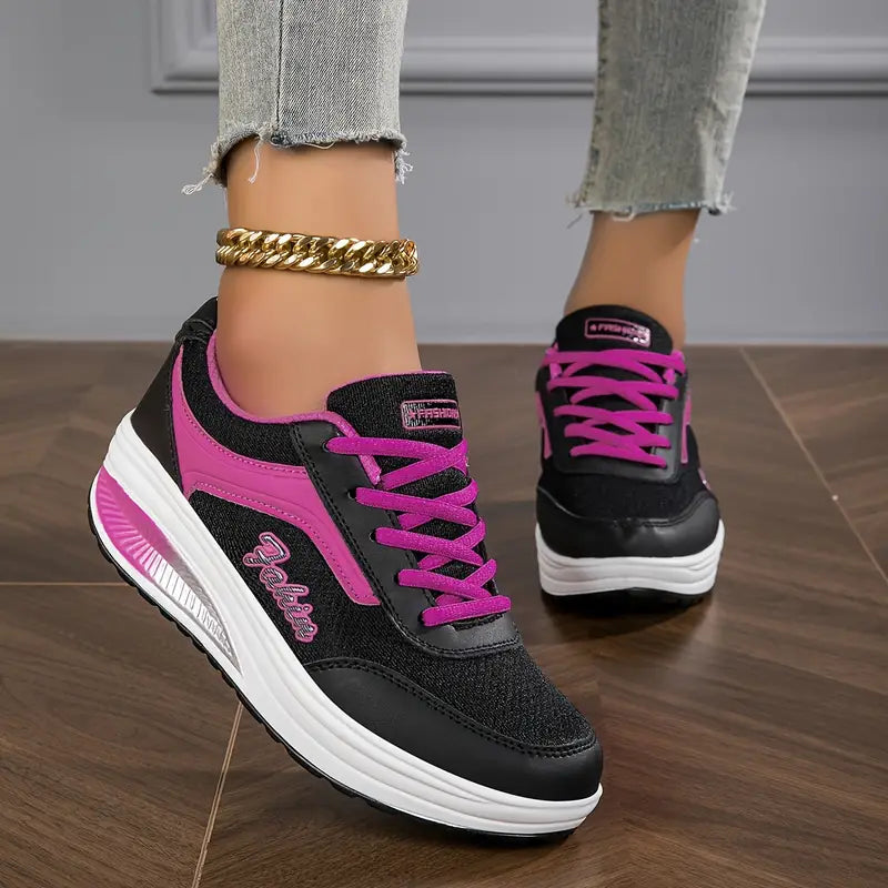 Women's Lightweight Walking Trainers with Air Cushion Sole
