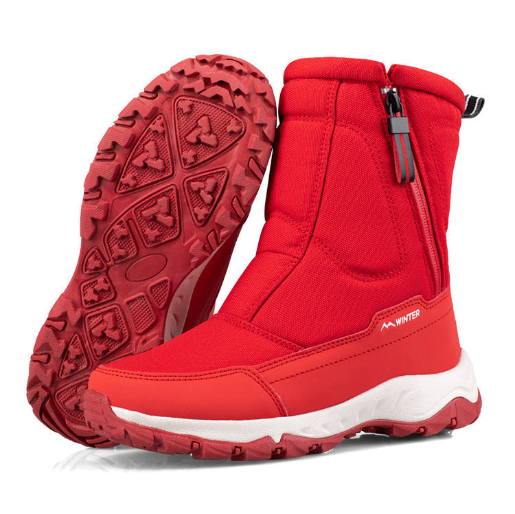 Women's Waterproof Winter Snow Boots with Side Zip