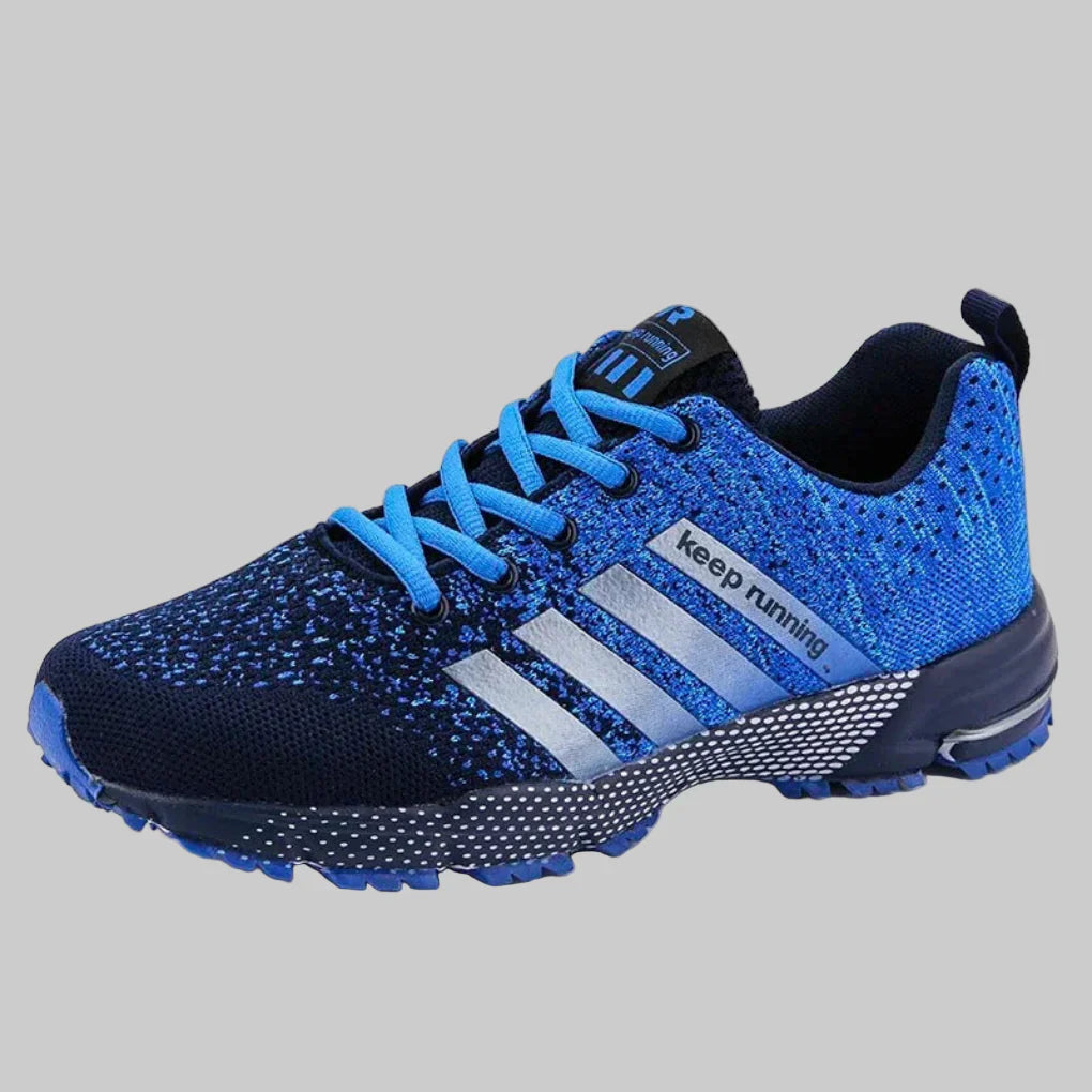 Men's Mesh Running Trainers with Reflective Stripes