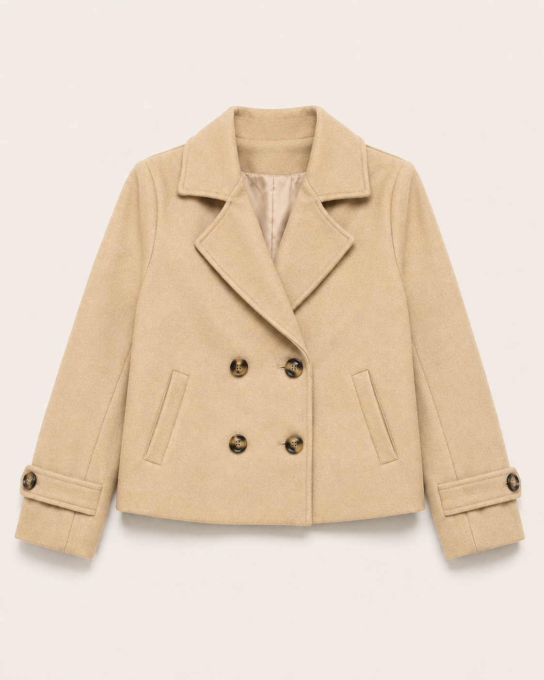 Women's Double Breasted Short Coat