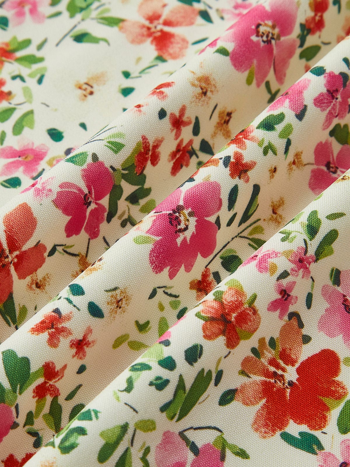 Women's Floral Tie Front Midi Sundress